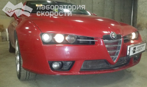 Чип-тюнинг с отключением катализаторов на Alfa Romeo Brera 3.2 JTS 260hp